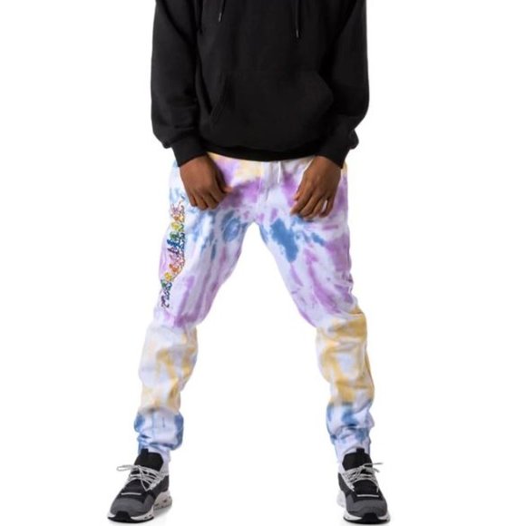 BNWT 686 x Grateful Dead Everywhere Performance Double Knit Pants Tie Dye Sweats - Picture 10 of 12